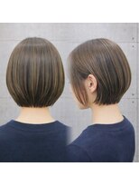 リトマス 二子玉川(litmus) 大人ショートヘア ハンサムショート ミルクベージュ ショート