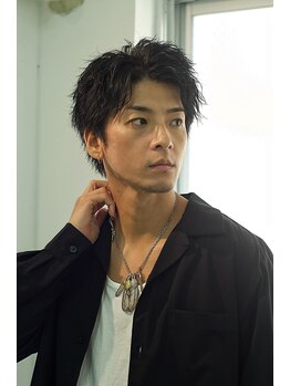 ルーツ 巣鴨 本店(roots)の写真/忙しいビジネスパーソンへ。朝のセットが楽になる、清潔感のある好印象ヘアをご提案