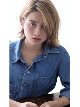 リマ(RIMA) 【RIMA】 外国人風☆透明感Ash beige×リップラインBob