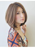 大人のナチュラルニュアンスボブ