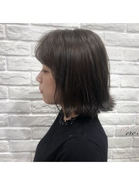 メルク(merc.) ツヤツヤ外はねグレーベージュカラー/アディクシーカラー