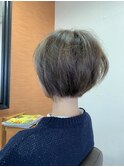 前下がりショートボブ