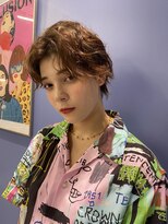 レオニード 表参道(LEONID)&nbsp;夏ショートスタイル　ヌーディーカラー　ニュアンスパーマ