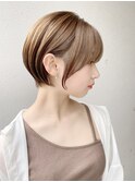 ショコラベージュ/ボブルフ/カール/ベビーバング【梅田/茶屋町】