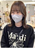 くびれヘア×透明感カラー