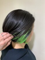 アズール 草加(azule)&nbsp;イヤリングカラー　ライムグリーン[草加／草加駅東口]