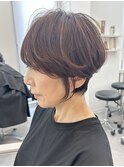 丸みが可愛いショート