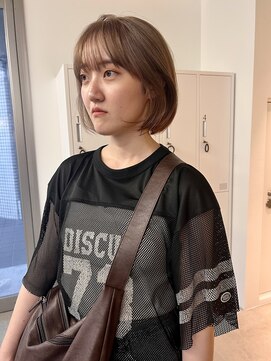 ロジェ(loje) イメチェンヘアスタイル/ボブヘアー/透明感ベージュカラー