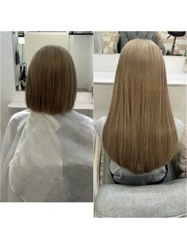 ハイエクステンション 京都駅前店(Hi-Extension) ミルクティーベージュ@dresser____158