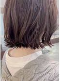 ゆるふわ外はねボブパーマ