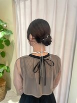 イーズ(ease.)&nbsp;カチモリヘア/シニヨン/パール/お呼ばれヘアアレンジ