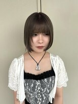 アルレン(Allen)&nbsp;グレージュ　切りっぱなしボブ　宇都宮