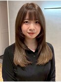 顔まわりレイヤー/モカベージュ