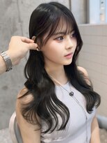 ルームバイシー 新宿(Loom. by Sea)&nbsp;アプリコットオレンジ×くびれヘア[夏/美髪/グレージュ]