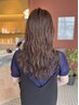 【平澤限定/コテ巻き風パーマ】カット+髪質改善パーマ　￥25300～