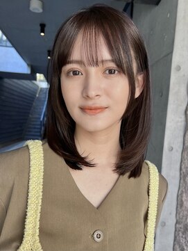 ガーデン 銀座(GARDEN) くびれヘアミディアム大人かわいいグレージュココアブラウン