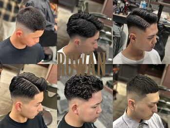 ROWAN【12月上旬NEW OPEN（予定）】の写真/【フェードやパーマなどbarberスタイルが得意】豊田の男の最終地点。"かっこいい"を追求。