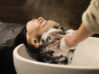 ヘア ラボ ジームツ(HAIR lab G 62)の写真/【久留米東合川】完全プライベート空間×マンツーマンサロン。頭皮ケアと癒しの時間を同時に実現！