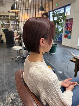 セットアップ 倉敷中庄店(SET-UP) 小顔ミニボブ×ピンク11.27