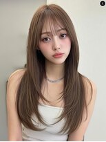 レア 渋谷(Le'a)&nbsp;【Ｌｅ’ａ】レイヤーカット　グレージュカラー　髪質改善