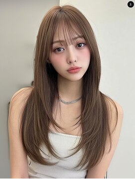 レア 渋谷(Le'a) 【Ｌｅ’ａ】レイヤーカット　グレージュカラー　髪質改善