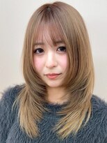 ヨロ 小岩(YOLO)&nbsp;ハイライトレイヤーカットダブルカラーイルミナカラー縮毛矯正