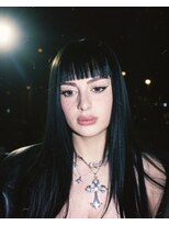 チクロ(ticro)&nbsp;【チクロ】ぱっつん前髪/ブルーブラック