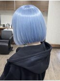 ペールブルー/ホワイト/水色/ハイトーン／アッシュ
