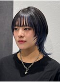 ウルフカット/インナーカラー/顔周りカット/表参道美容室