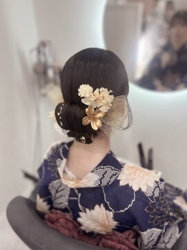 ヘアセットクラン リリー 東梅田店(hair set Clan lily) タイトめスタイル