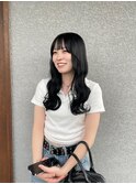 ブルーブラック ダークカラー 透明感カラー