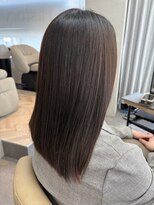 ヒストリー 元住吉(History) 艶髪ストレート 髪質改善トリートメントセミロング
