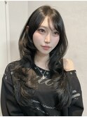 透明感カラー　レイヤーカット　ロングレイヤー