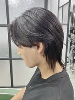 ガイ ラタン ウエスト(GUY lattan west)&nbsp;MEN'S/メンズウルフ/曲がる縮毛矯正/松戸駅/センターパート