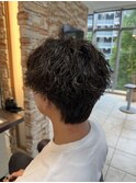 リバースセンターパート/ニュアンスパーマ／ダウンバング/千葉駅