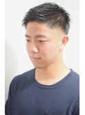 攻めのスパイキーショート　スキンフェード