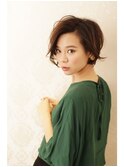 大人かわいい☆抜け感が魅力的なショートヘア