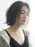 【自由が丘KEEP】黒髪似合わせパーマボブ