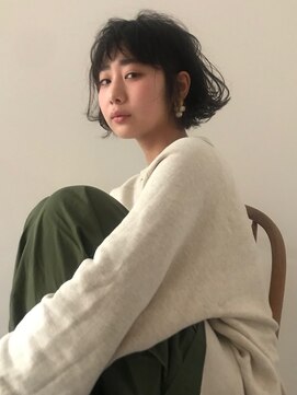 モノクロ(MONOCHRO) ゆるくしゃカールボブ