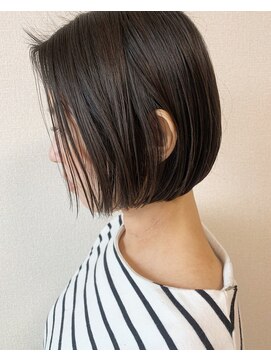 オール 西大寺店(oar) ミニボブ×ダークアッシュ