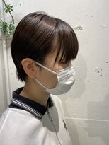 エル(EL by green)&nbsp;《tomi》切りっぱなしショート×モカブラウンカラー