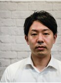 ビジネスマンツーブロック