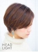 大人かわいい小顔ショートボブ