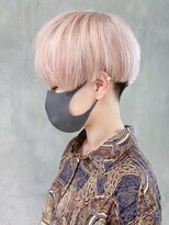 アイティーバイアルバム 下北沢店(IT by ALBUM)&nbsp;ホワイトピンク_韓国マッシュサイドパート_ba332711