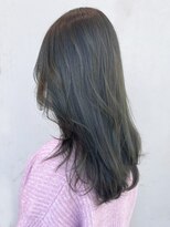 アイティーバイアルバム 下北沢店(IT by ALBUM)&nbsp;オリーブグレージュレイヤー_外ハネボブ_ba380921