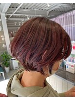 ホワイトストーン WHITE STONE&nbsp;熊本　大人ショート　簡単スタイリング　30代40代　ヘアスタイル