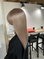 ラフ 難波店(LAFF)&nbsp;#黒髪#ボブルフ#ネビージュ#小顔#ワンレン