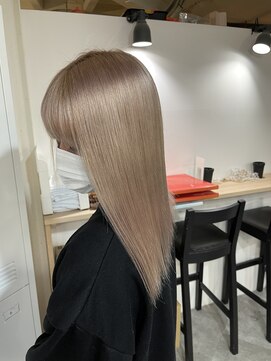 ラフ 難波店(LAFF) #黒髪#ボブルフ#ネビージュ#小顔#ワンレン