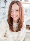 アシンメトリーくせ毛風小顔ショコラピンクc5上尾20代30代40代
