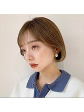 ジジ 代々木(Gigi) 韓国風 ナチュラル Aラインの甘辛ショートボブ